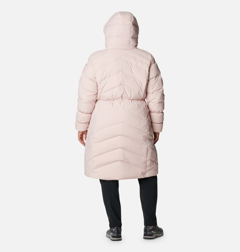 Women's Columbia Ember Springs Long Down Jackets Pink | Plus Size CA-C64A5